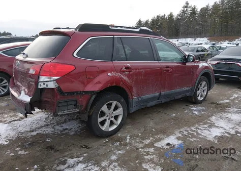 2013 Subaru Outback 2.5I Premium from USA, damaged, VIN 4S4BRBCC9D3318506